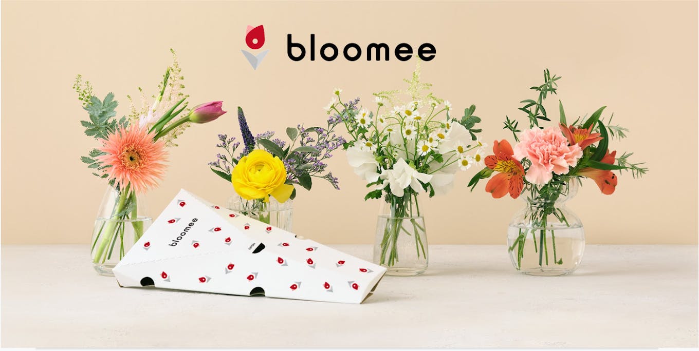 2016年6月に開始した、日本初・日本最大級の花のサブスクサービス『ブルーミー(bloomee)』