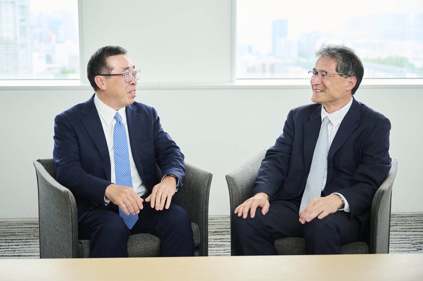 (左)代表取締役社長 平澤 潤(右)取締役 常務執行役員 木村 力